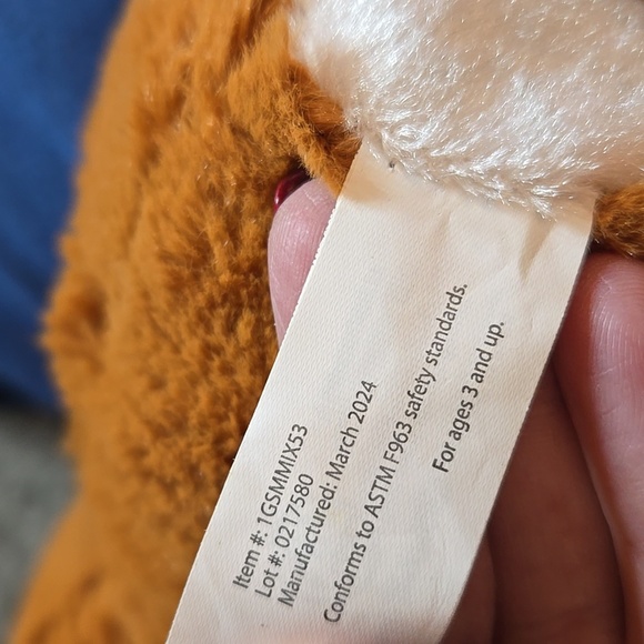 Brown and White Plush Toy - Picture 6 of 8